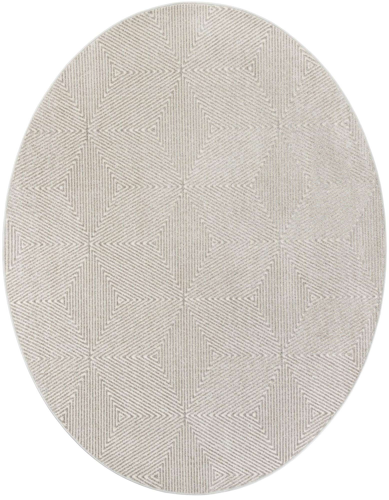 7' 10 x 7' 10 Easy-Clean Sabrina Soto Indoor / Outdoor Round Rug