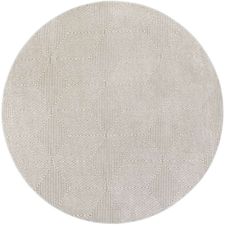 7' 10 x 7' 10 Easy-Clean Sabrina Soto Indoor / Outdoor Round Rug