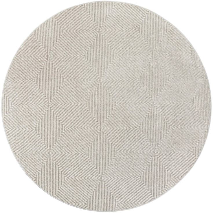 Detail image of 7' 10 x 7' 10 Easy-Clean Sabrina Soto Indoor / Outdoor Round Rug