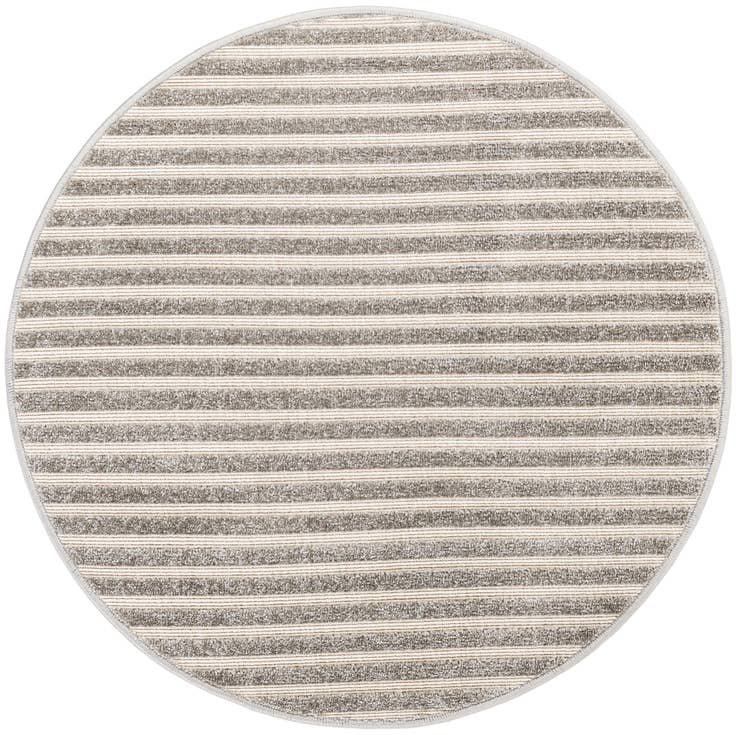 Detail image of 3' x 3' Easy-Clean Sabrina Soto Indoor / Outdoor Round Rug