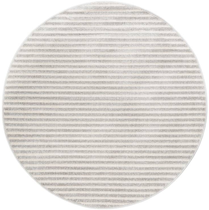 Detail image of 5' x 5' Easy-Clean Sabrina Soto Indoor / Outdoor Round Rug