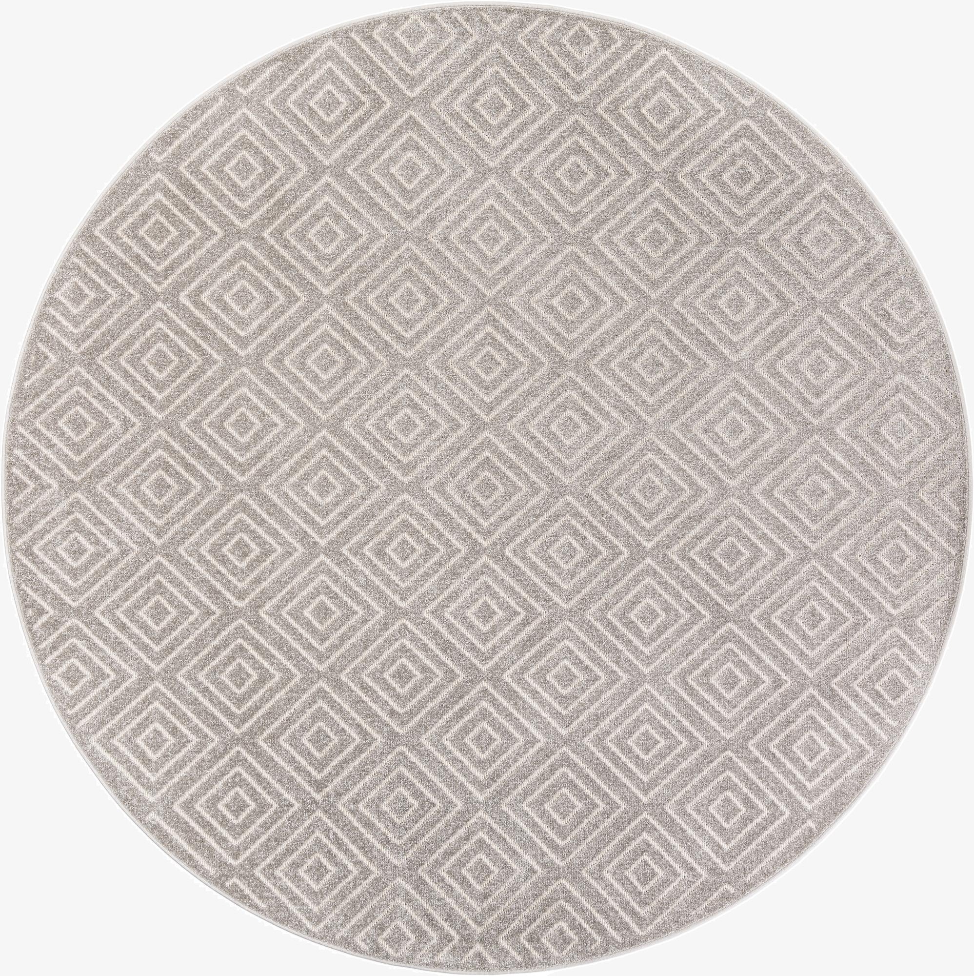 7' 10 x 7' 10  Washable Sabrina Soto Indoor / Outdoor Round Rug