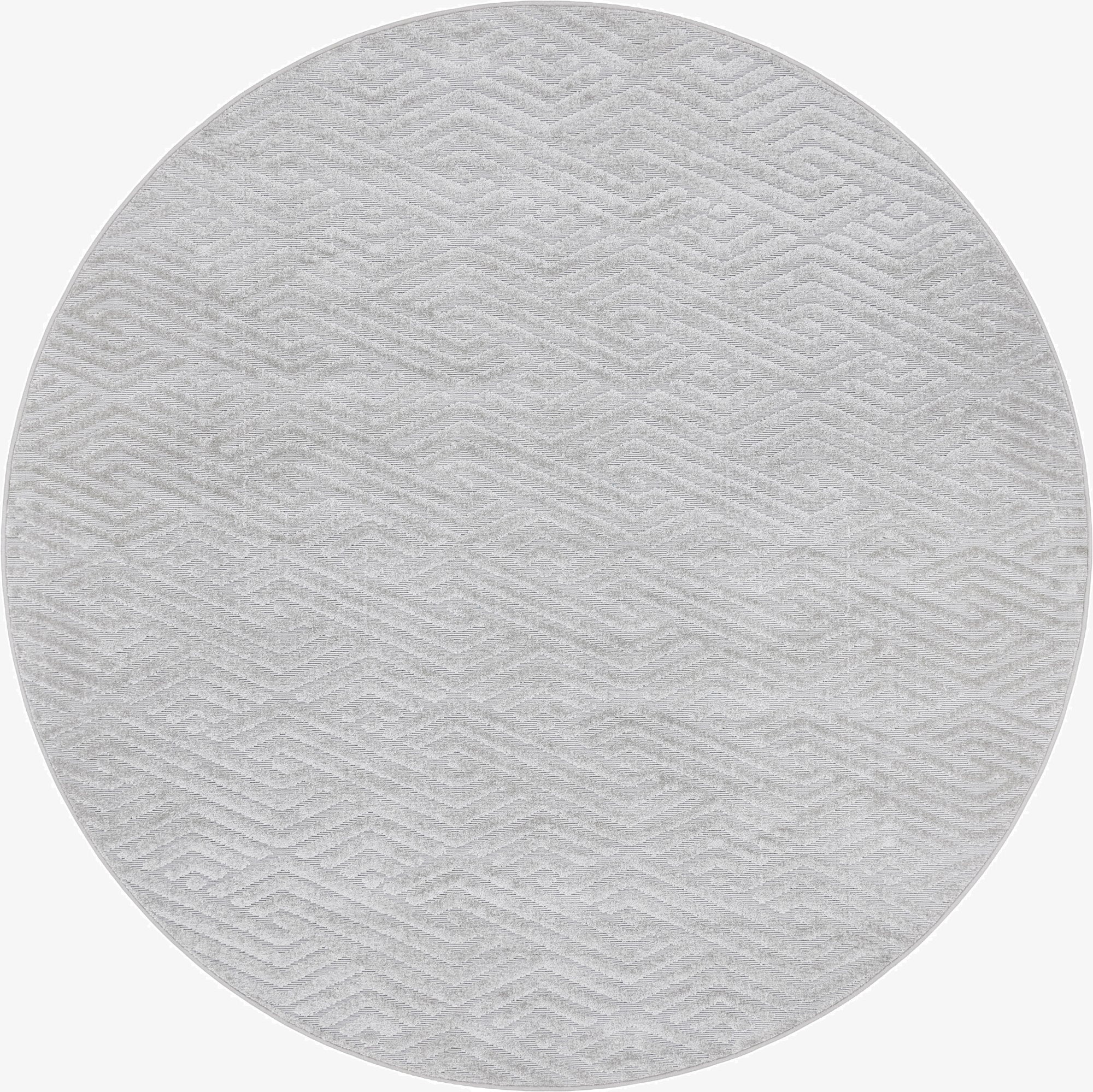 8' x 8'  Washable Sabrina Soto Hudson Indoor / Outdoor Round Rug