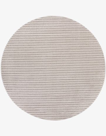 Gray Easy-Clean Sabrina Soto Indoor / Outdoor Round Rug