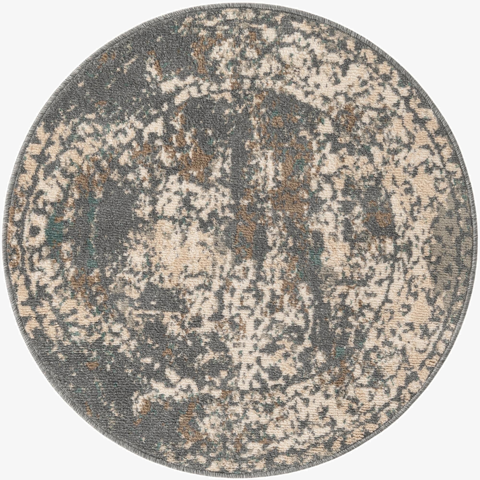 3' 3 x 3' 3 Sahara Round Rug