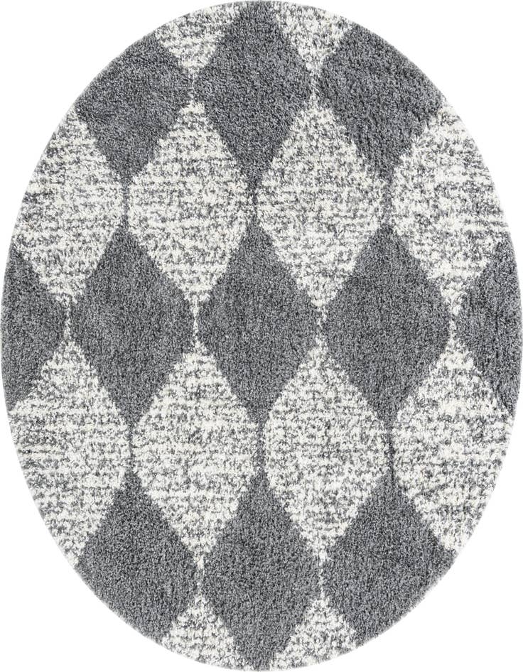 Detail image of 7' x 7' Serenity Shag Round Rug