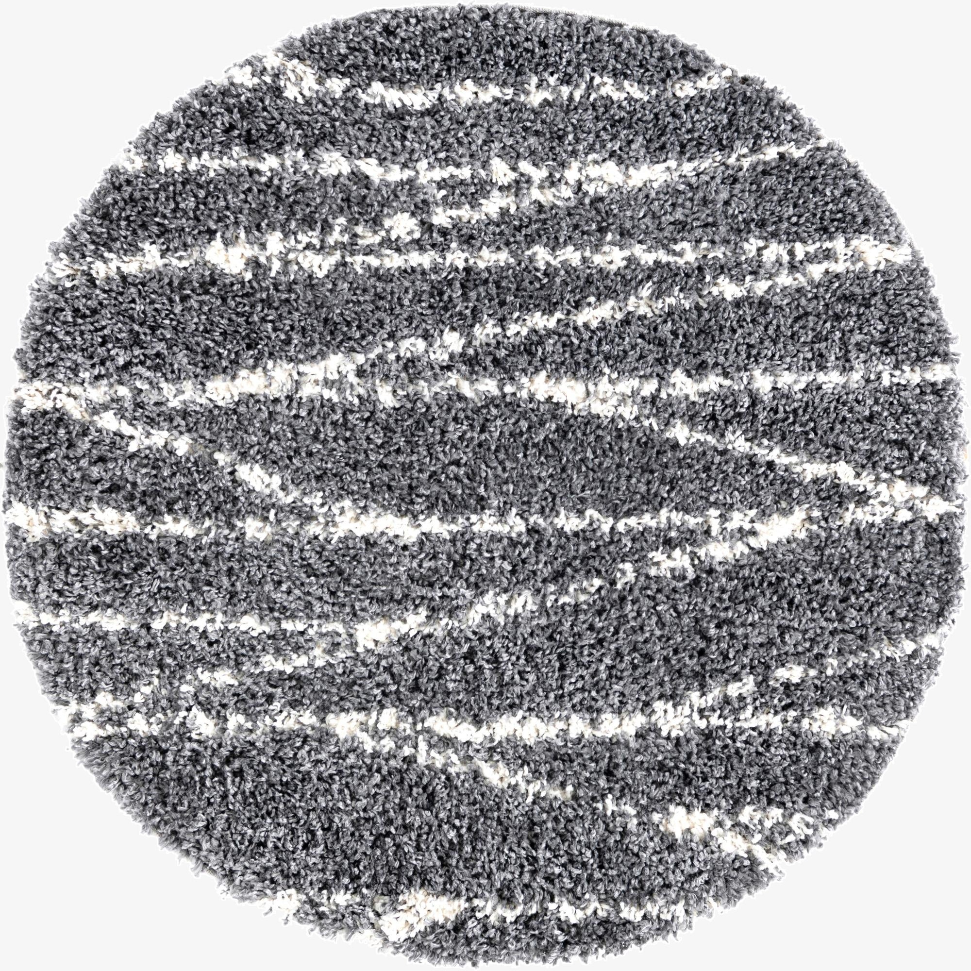 3' 3 x 3' 3 Serenity Shag Round Rug