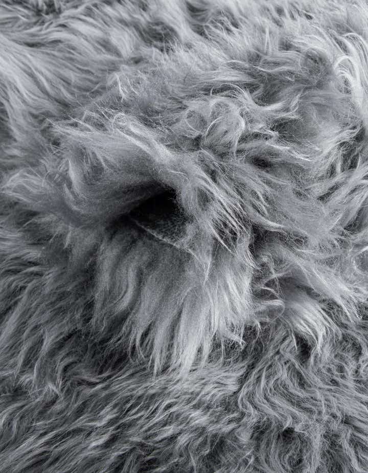 2' x 2' Sheepskin Round Rug