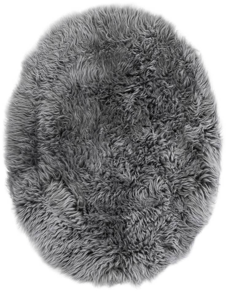 Detail image of 3' x 3' Sheepskin Round Rug