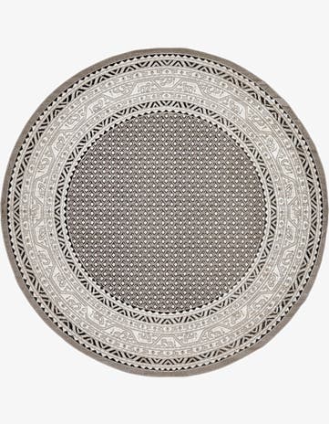 Gray SoHo Round Rug