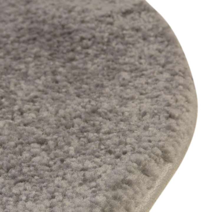 6' x 6' Solid Frieze Round Rug