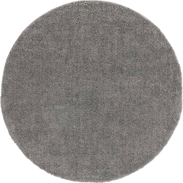 Detail image of 6' x 6' Solid Frieze Round Rug