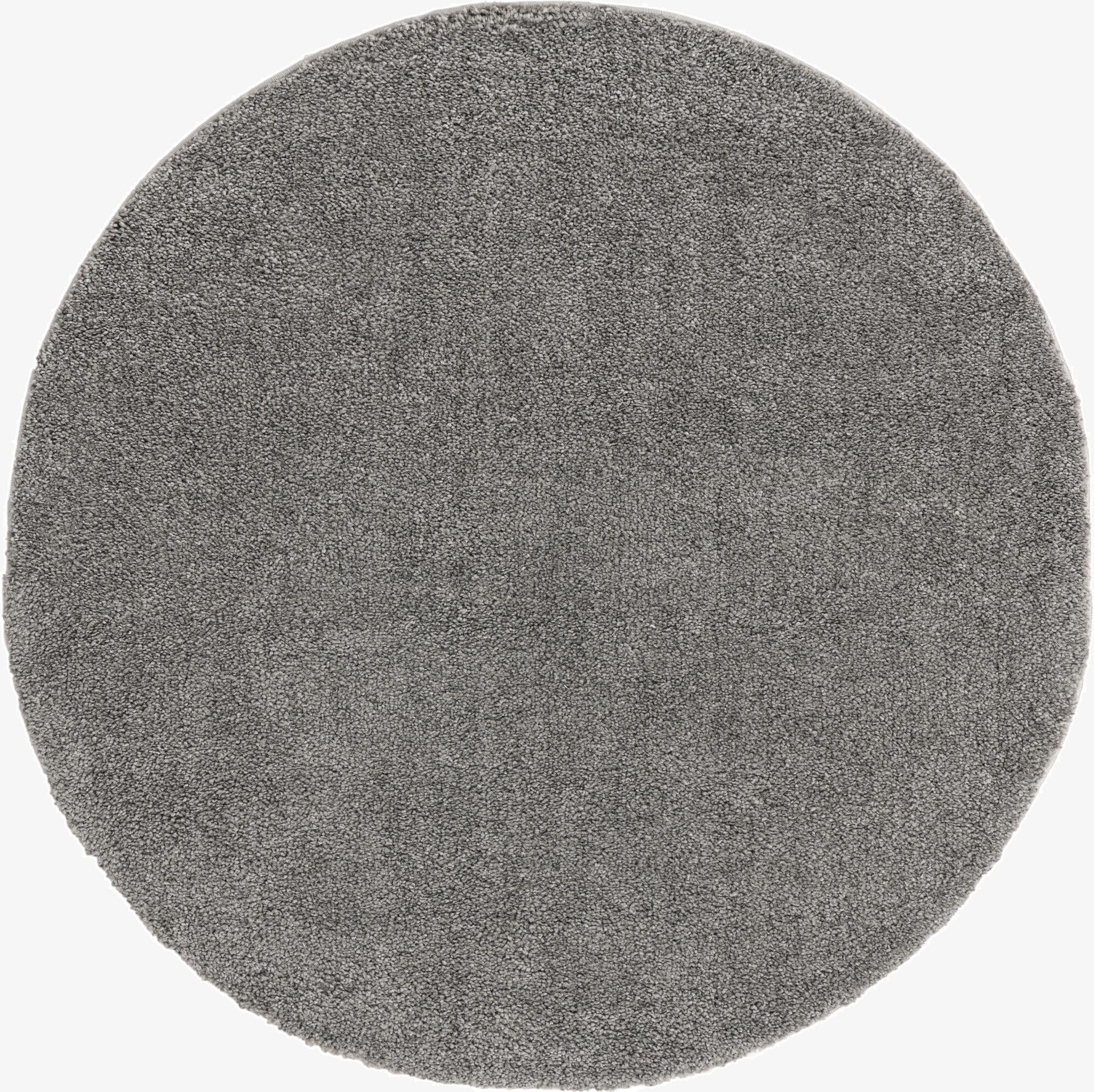 Primary image  6' x 6' Solid Frieze Round Rug