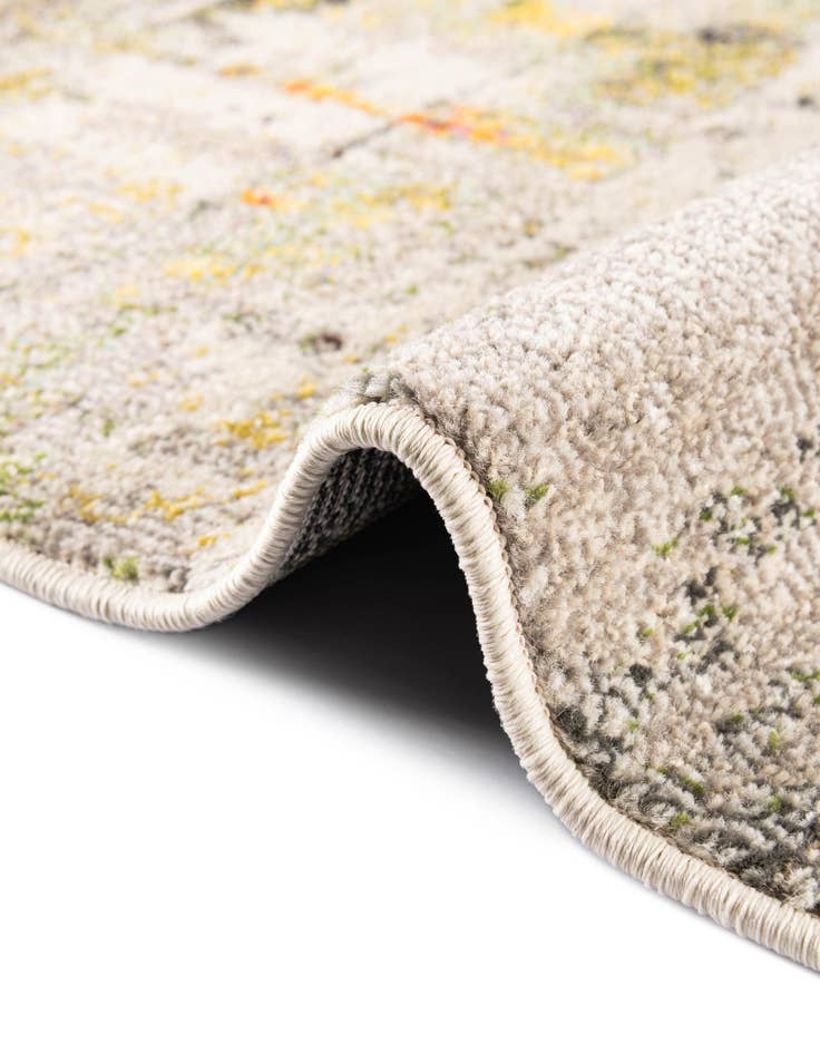 Detail image of 8' x 8'  Washable Spectrum Round Rug