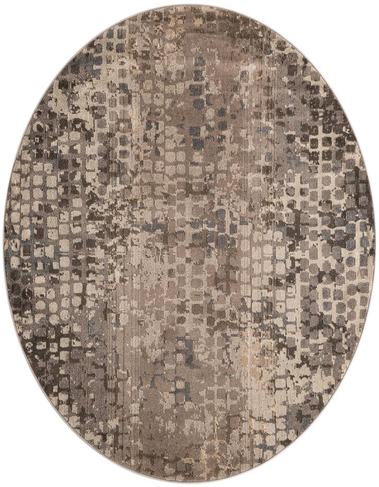 Detail image of 6' x 6' Washable Spectrum Round Rug