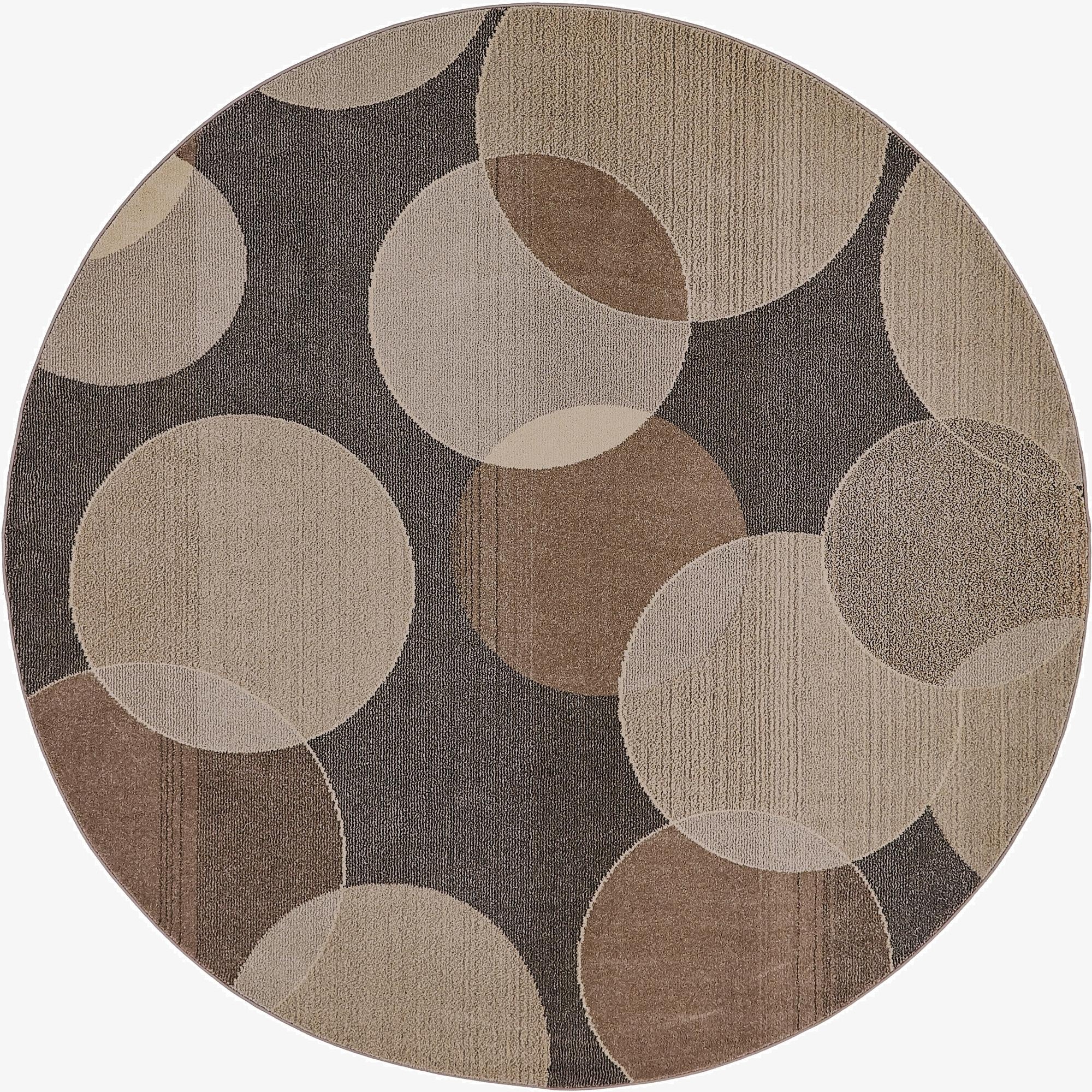 8' x 8'  Washable Spectrum Round Rug
