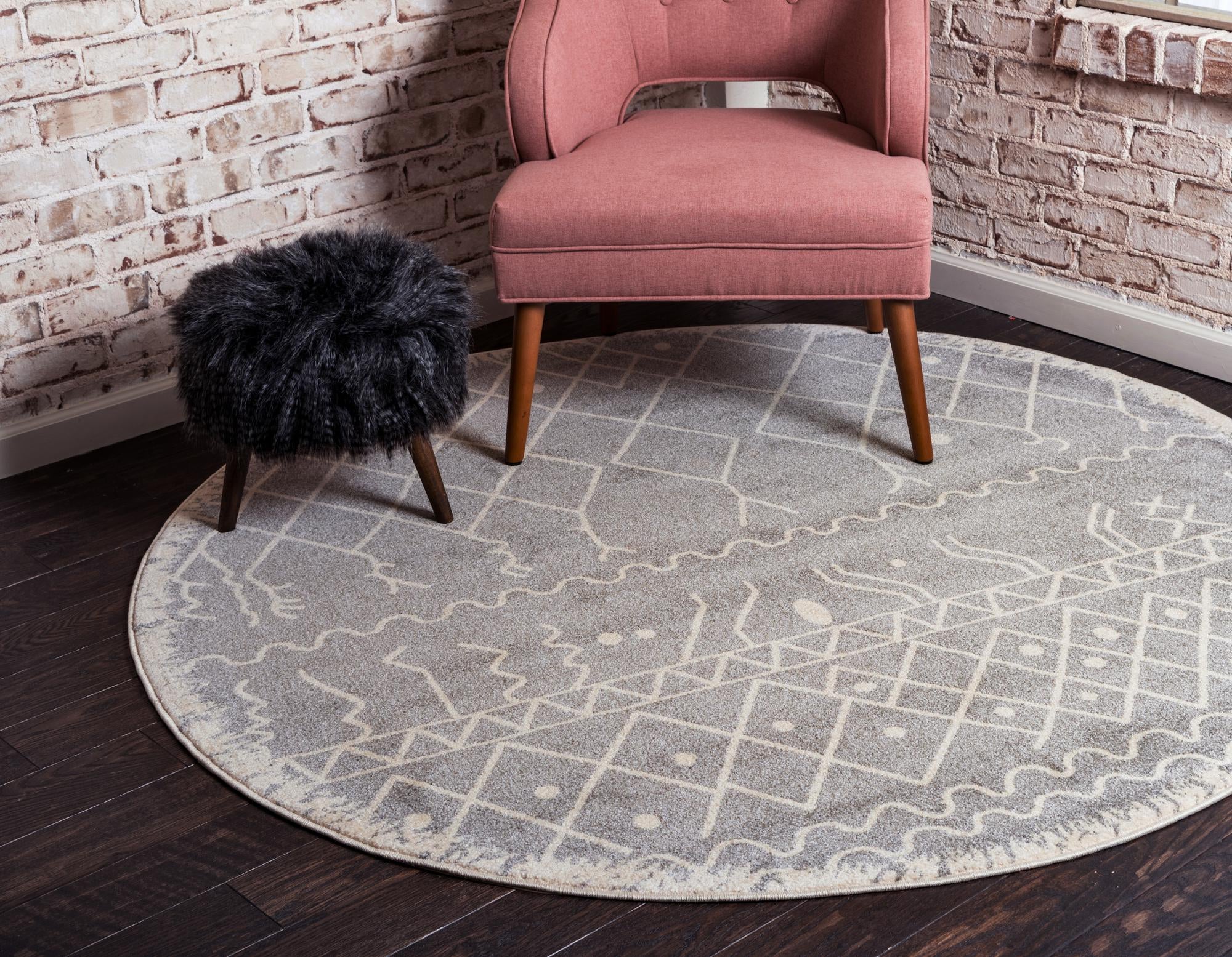 6' x 6' Tangier Round Rug