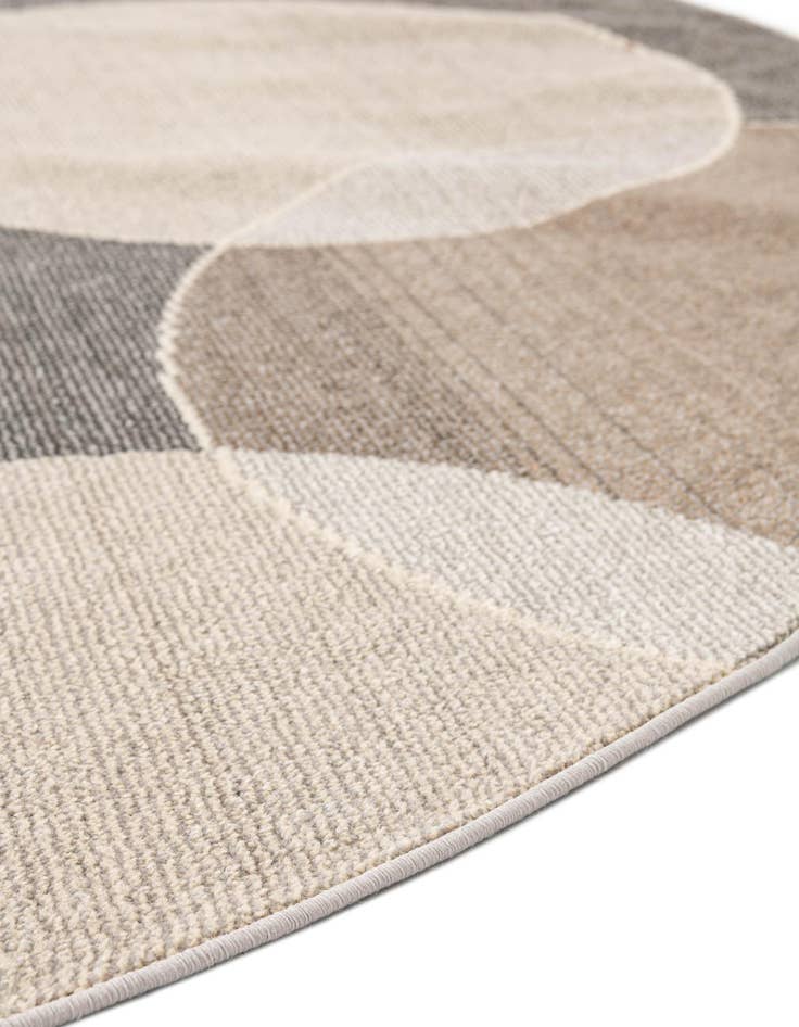 Detail image of 8' x 8' Washable Theia Round Rug