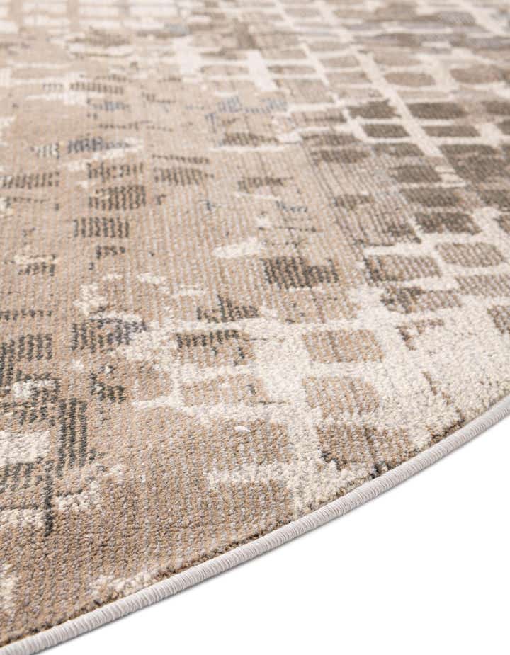 6' x 6' Washable Theia Round Rug