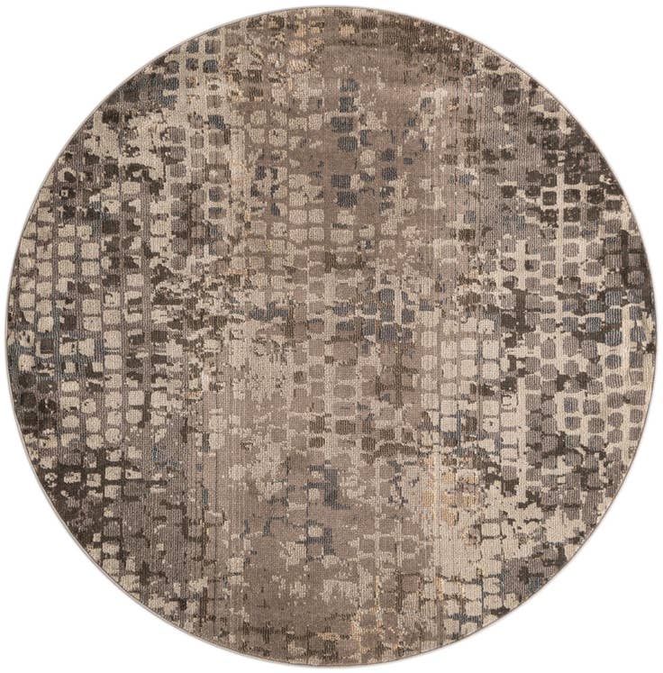 Detail image of 6' x 6' Washable Theia Round Rug