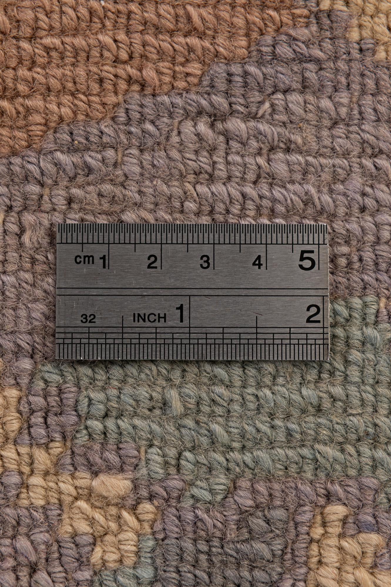 9' 8 x 9' 9 Hand Knotted Tibet Wool Round Rug