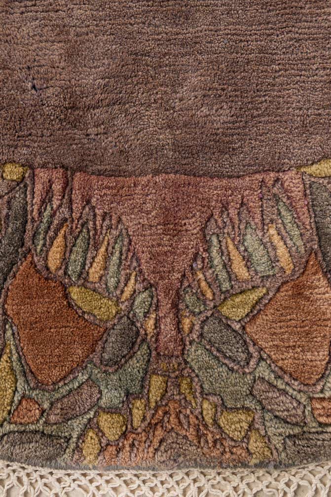 9' 8 x 9' 9 Hand Knotted Tibet Wool Round Rug