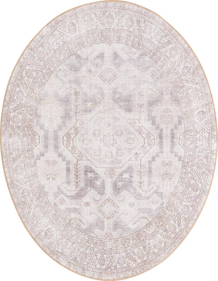 Detail image of 3' 6 x 3' 6 Washable Timeless Round Rug