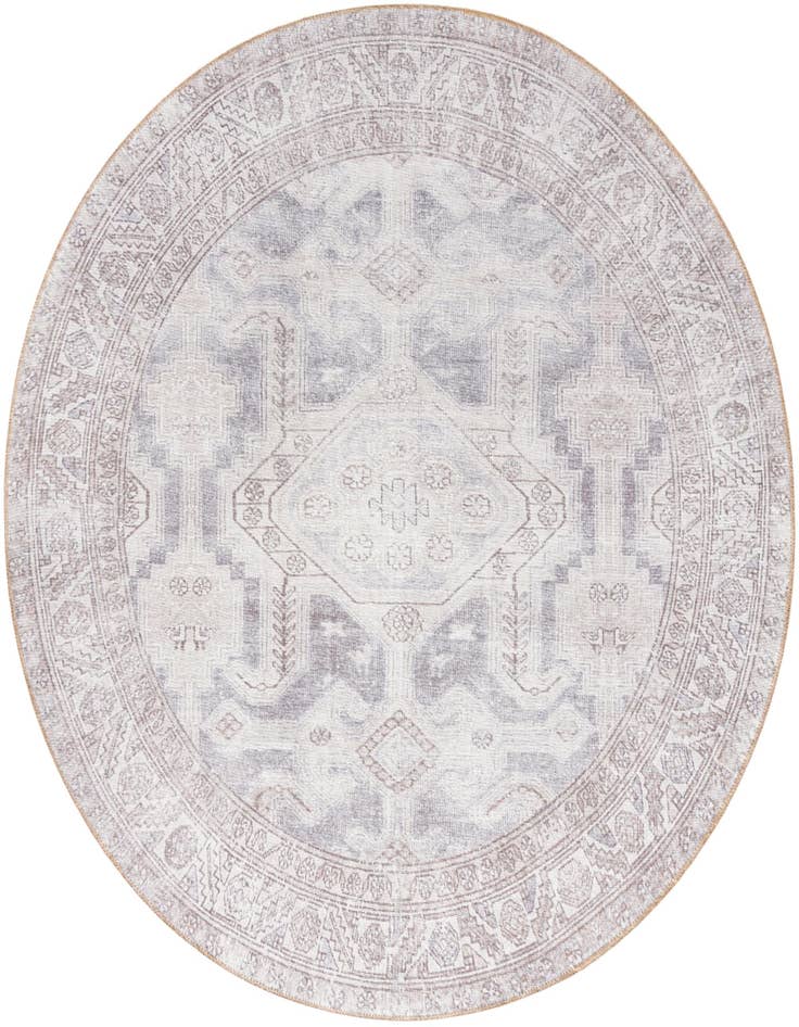 Detail image of 7' 7 x 7' 7 Washable Timeless Round Rug