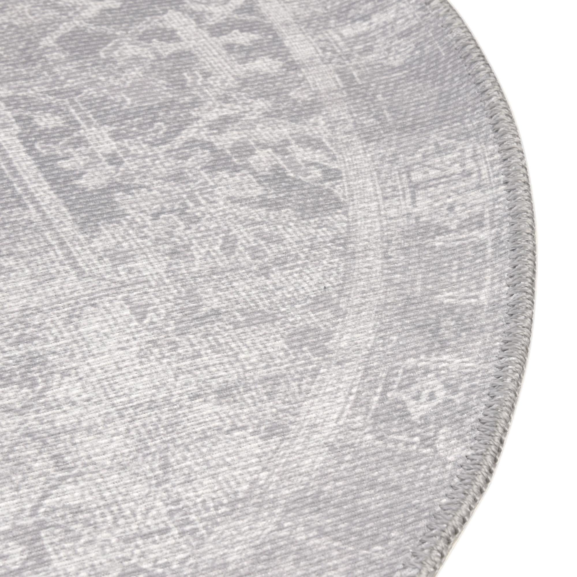 7' 6 x 7' 6 Washable Timeless Round Rug