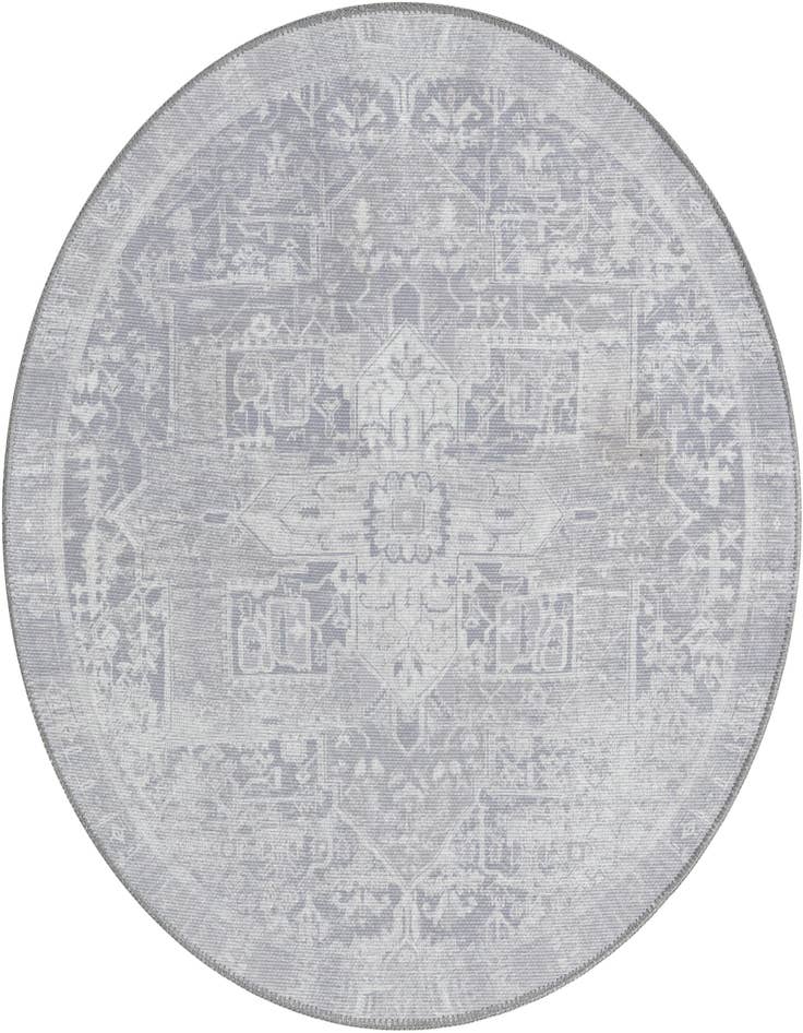 Detail image of 3' 6 x 3' 6 Washable Timeless Round Rug