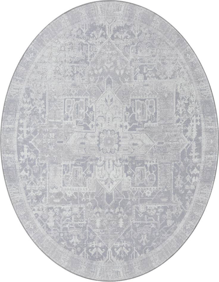 Detail image of 7' 6 x 7' 6 Washable Timeless Round Rug