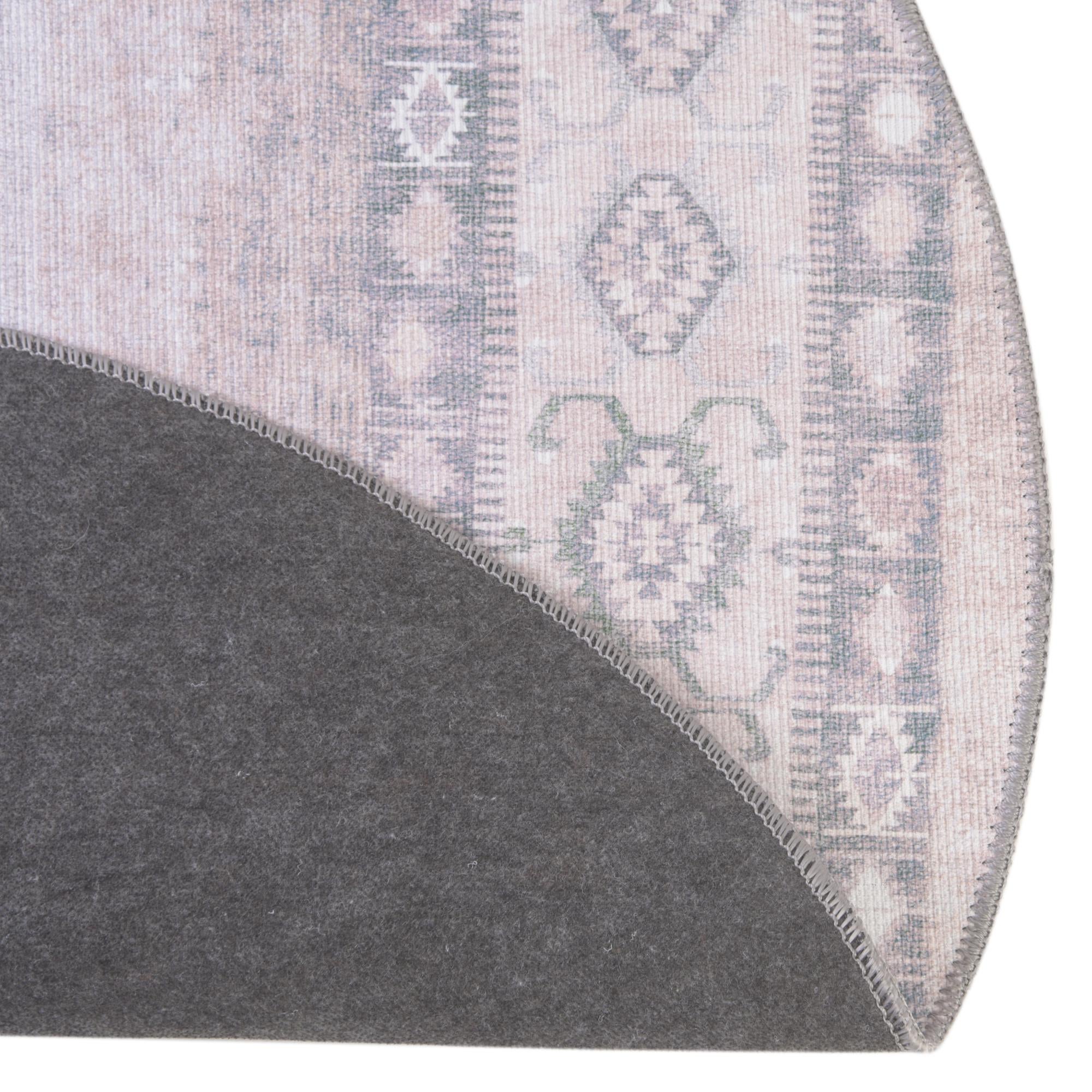 7' 6 x 7' 6 Washable Timeless Round Rug