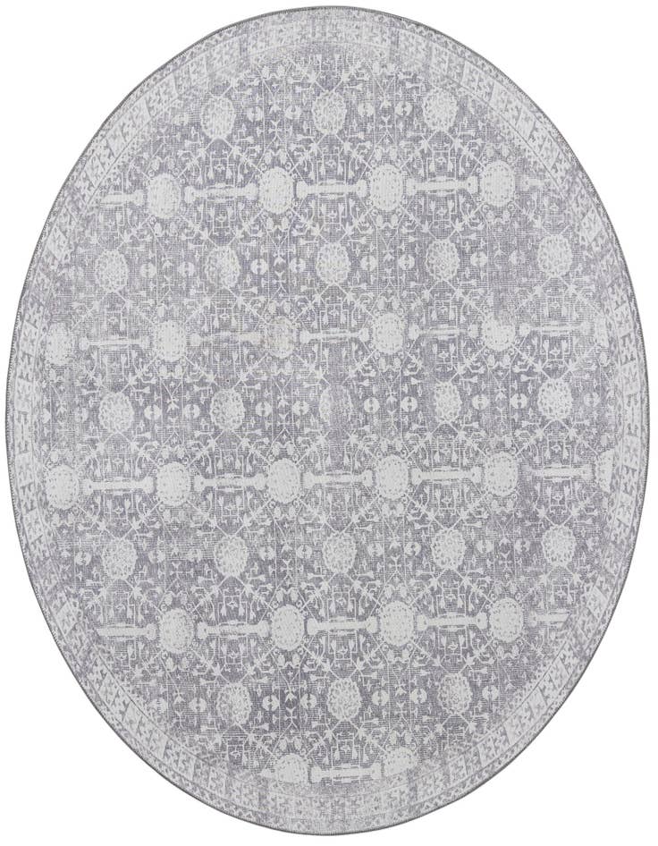 Detail image of 7' 6 x 7' 6 Washable Timeless Round Rug