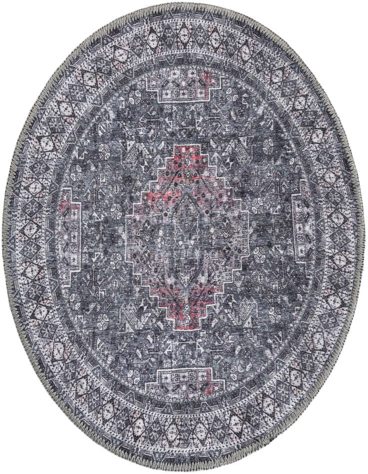 Detail image of 2' x 2' Washable Timeless Round Rug