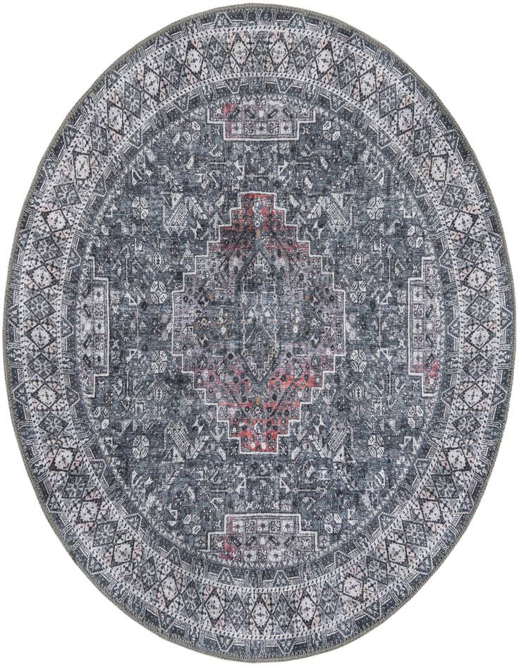 Detail image of 3' 6 x 3' 6 Washable Timeless Round Rug