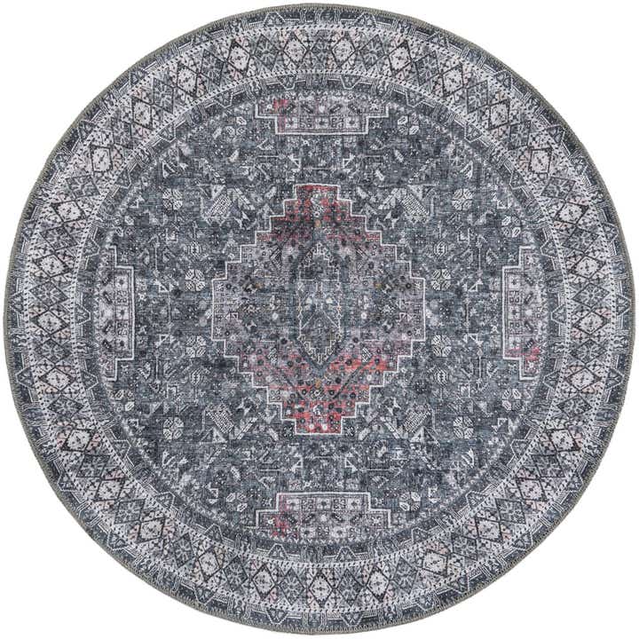 3' 6 x 3' 6 Washable Timeless Round Rug