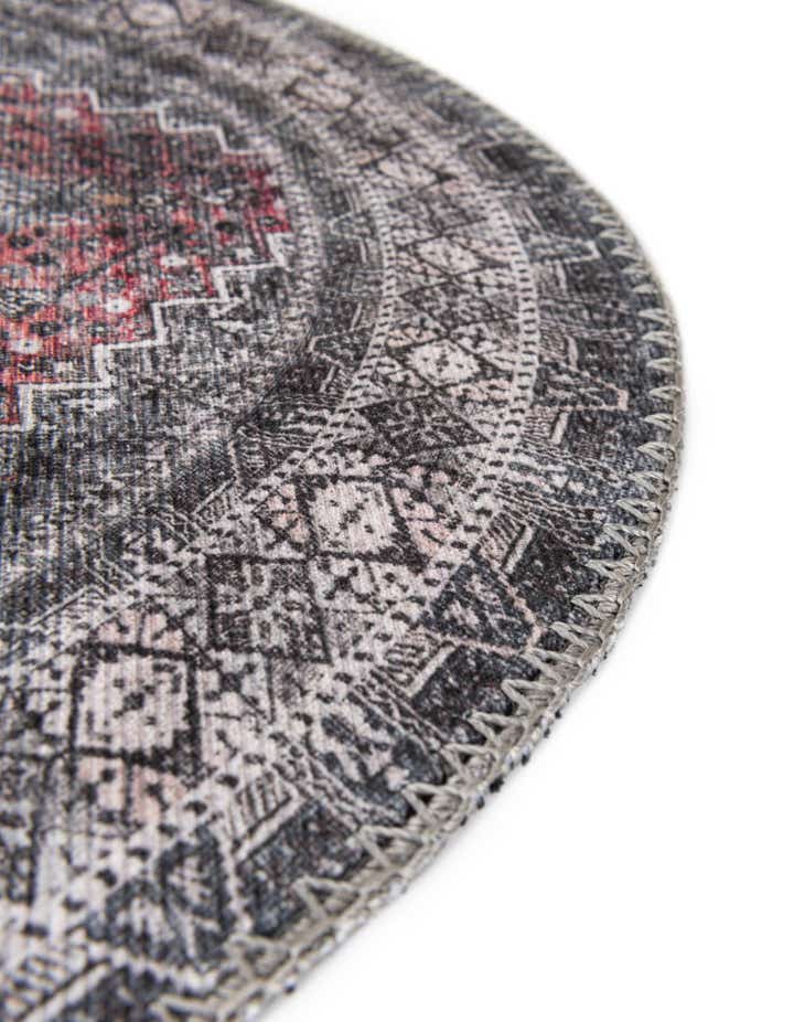 3' 6 x 3' 6 Washable Timeless Round Rug