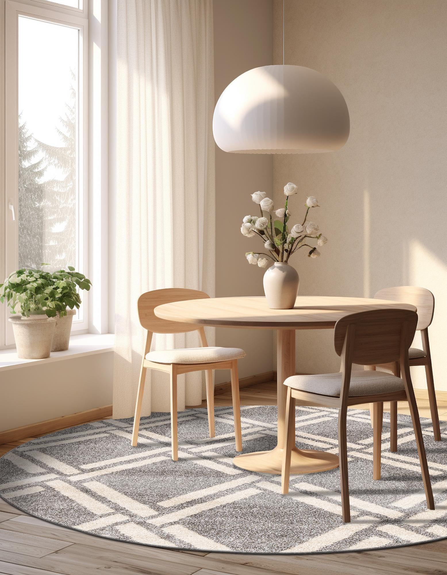 245cm x 245cm Trellis Round Rug