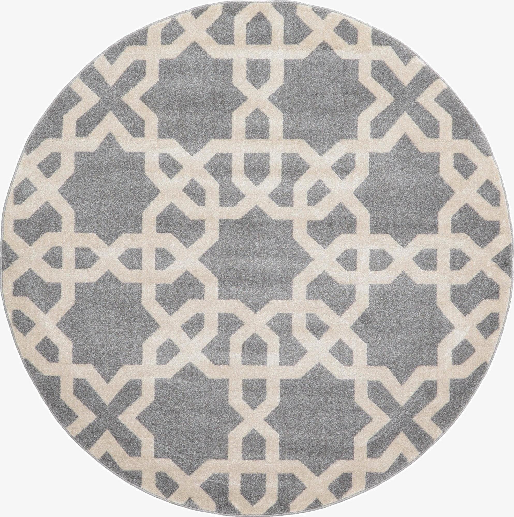 6' x 6' Trellis Round Rug