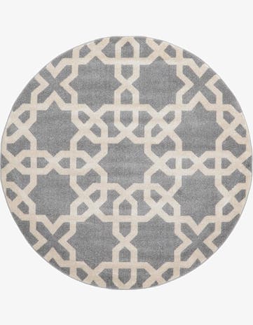 6' x 6' Trellis Round Rug