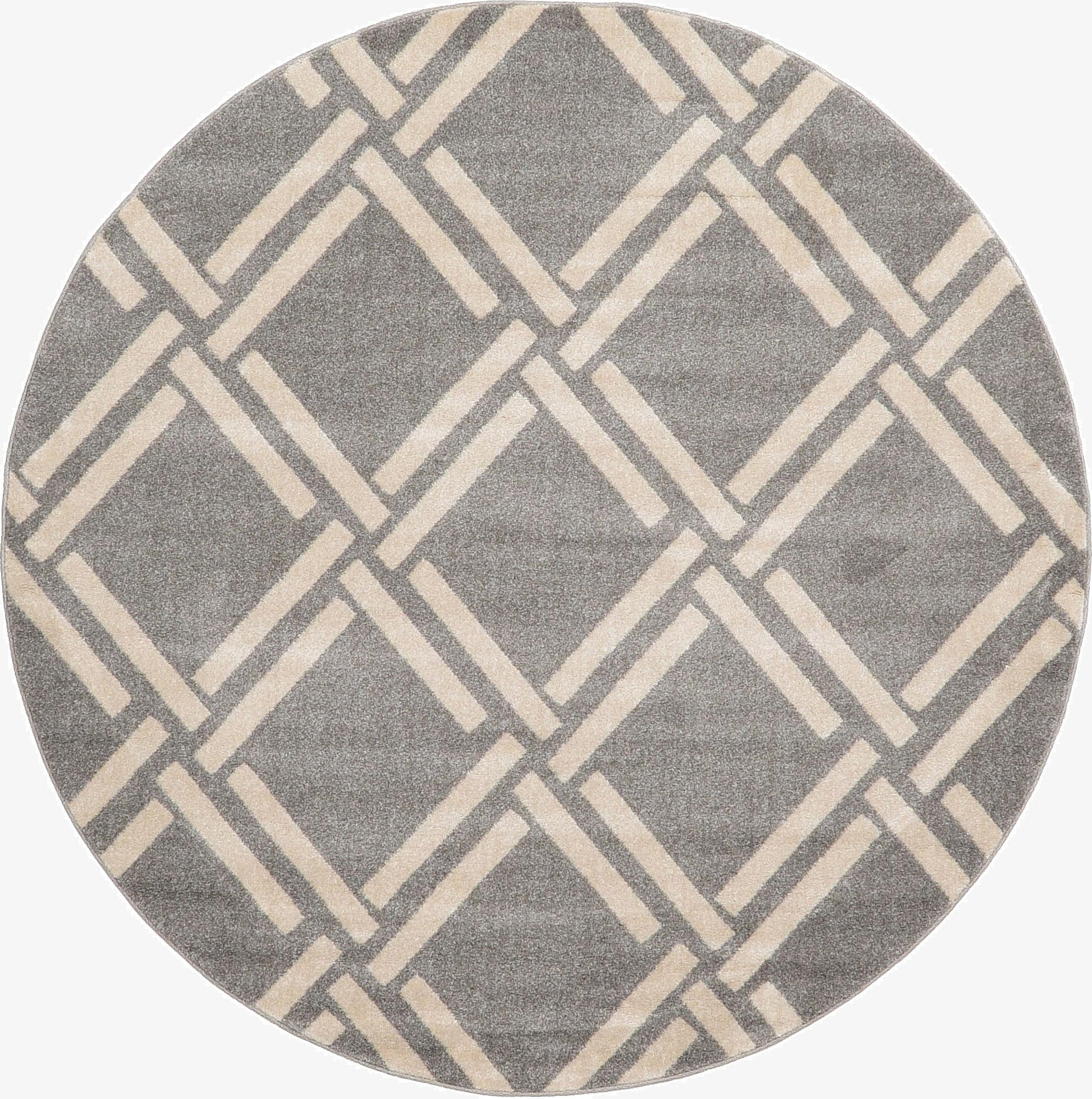 6' x 6' Trellis Round Rug