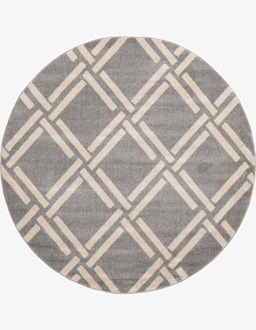6' x 6' Trellis Round Rug