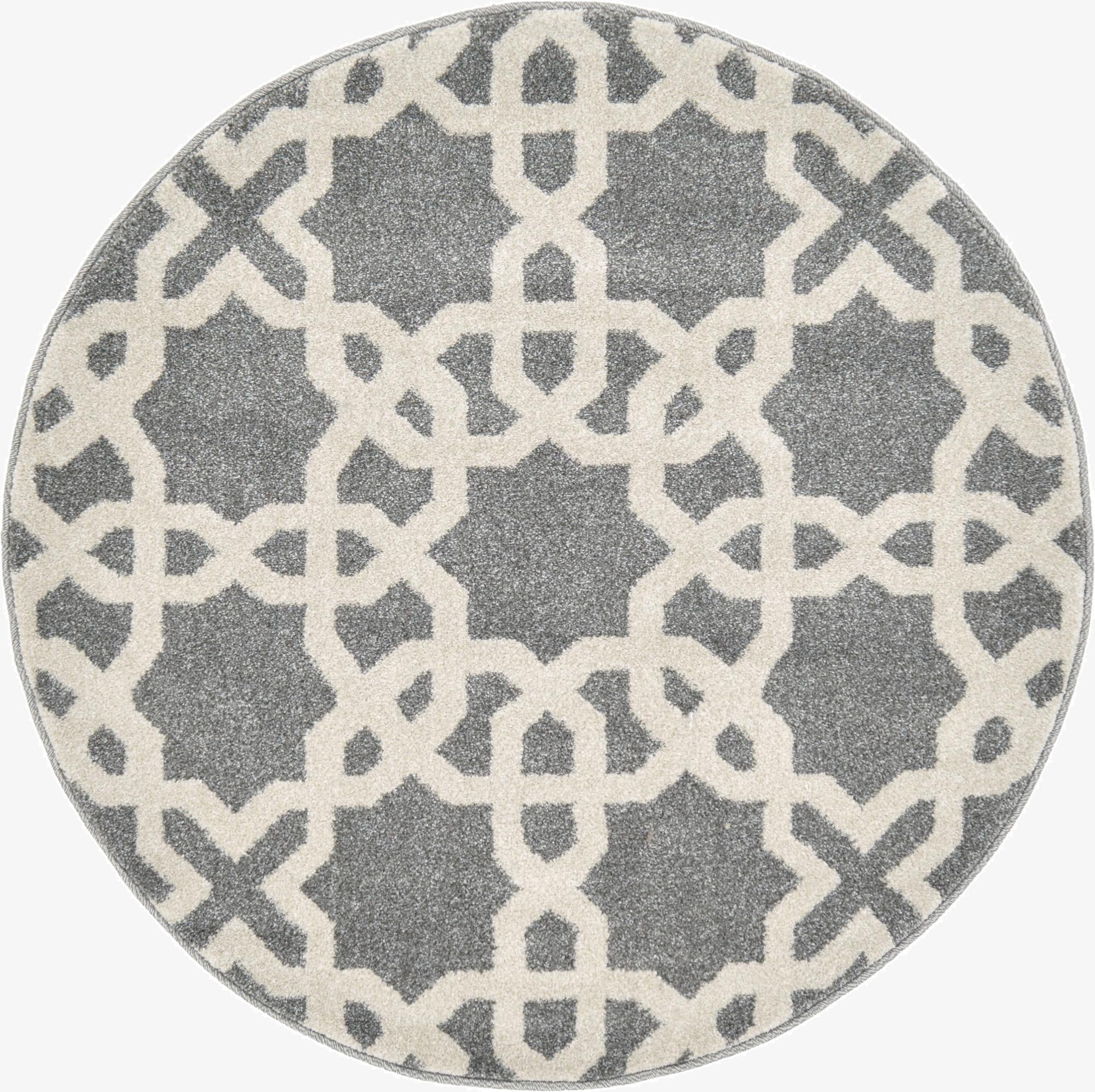 3' 3 x 3' 3 Trellis Round Rug