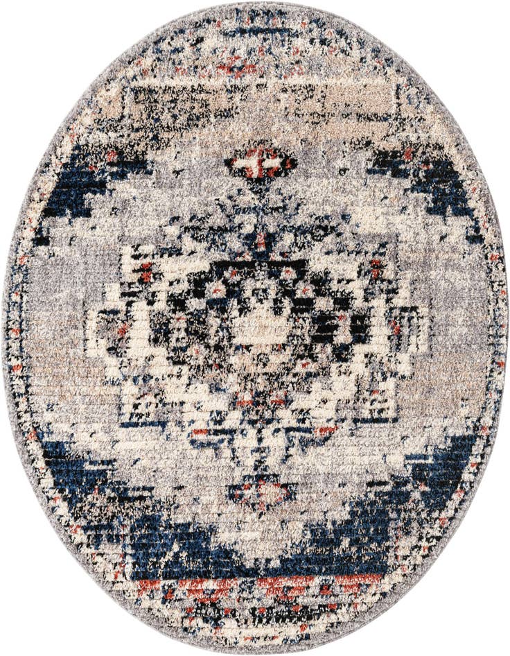 Detail image of 5' x 5' Tucson Round Rug