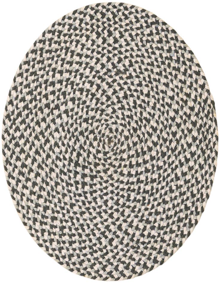 Detail image of 2' x 2'  Hand Tweed Braided Jute Round Rug