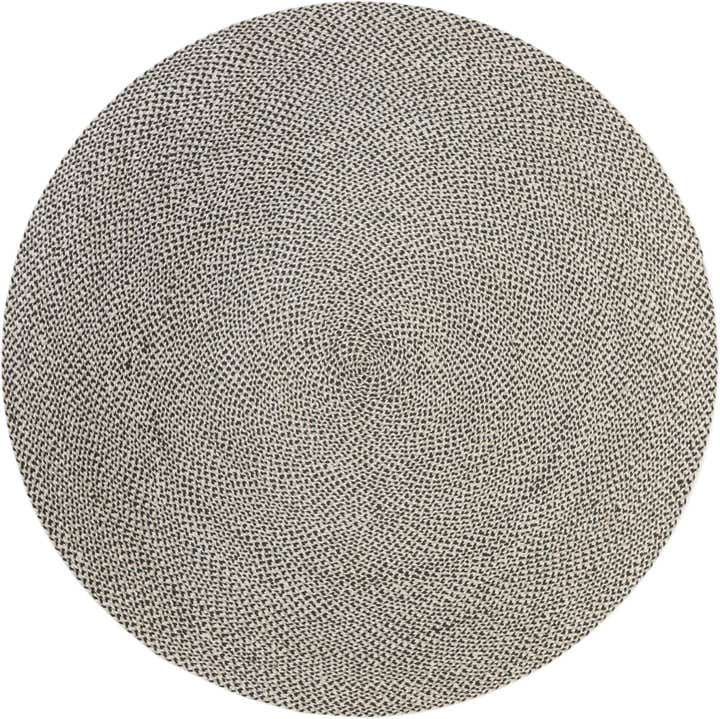 7' 10 x 7' 10 Handmade Tweed Braided Jute Round Rug