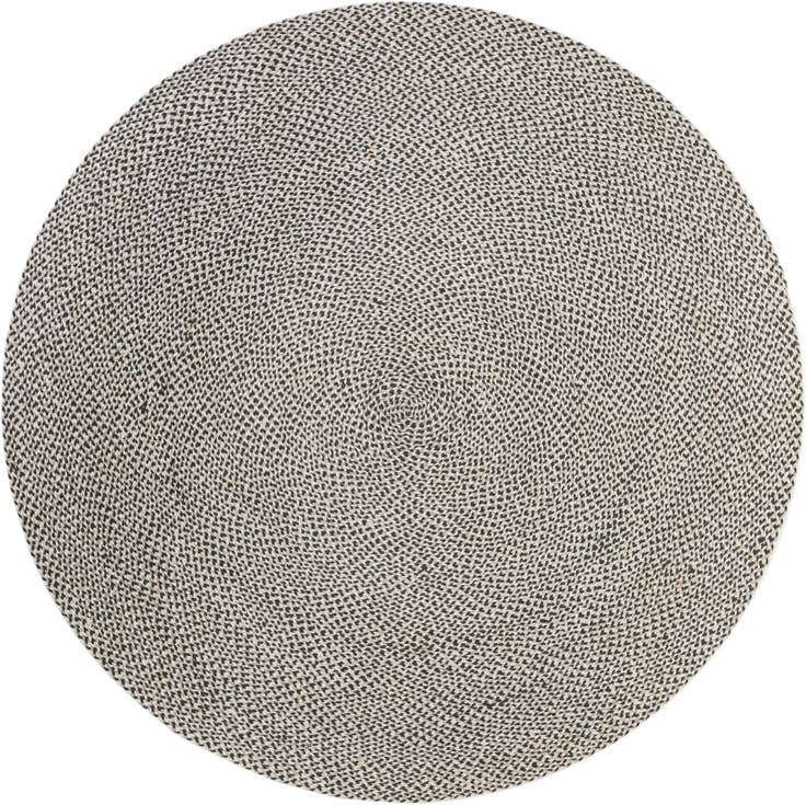 Detail image of 7' 10 x 7' 10 Handmade Tweed Braided Jute Round Rug
