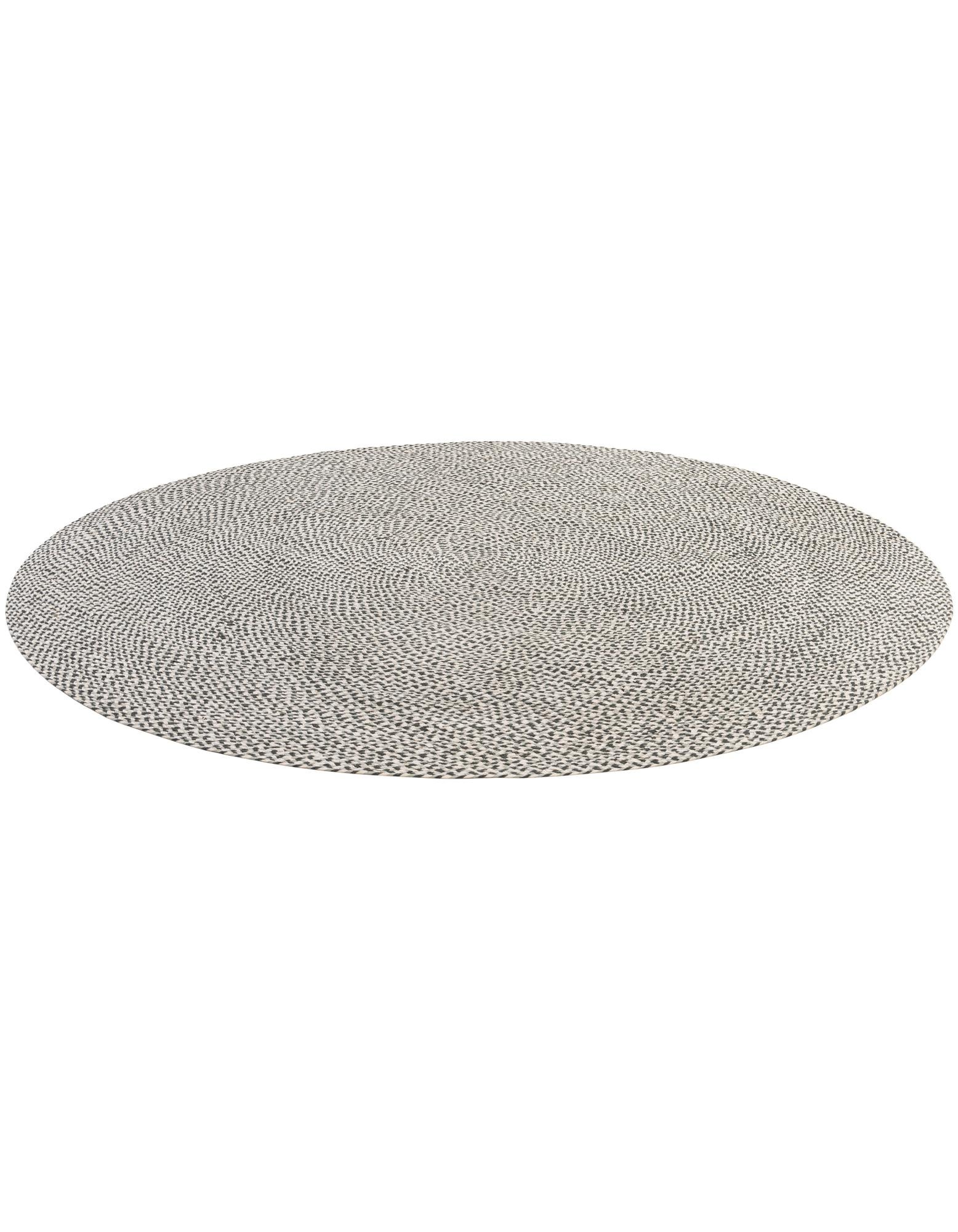 7' 10 x 7' 10 Handmade Tweed Braided Jute Round Rug