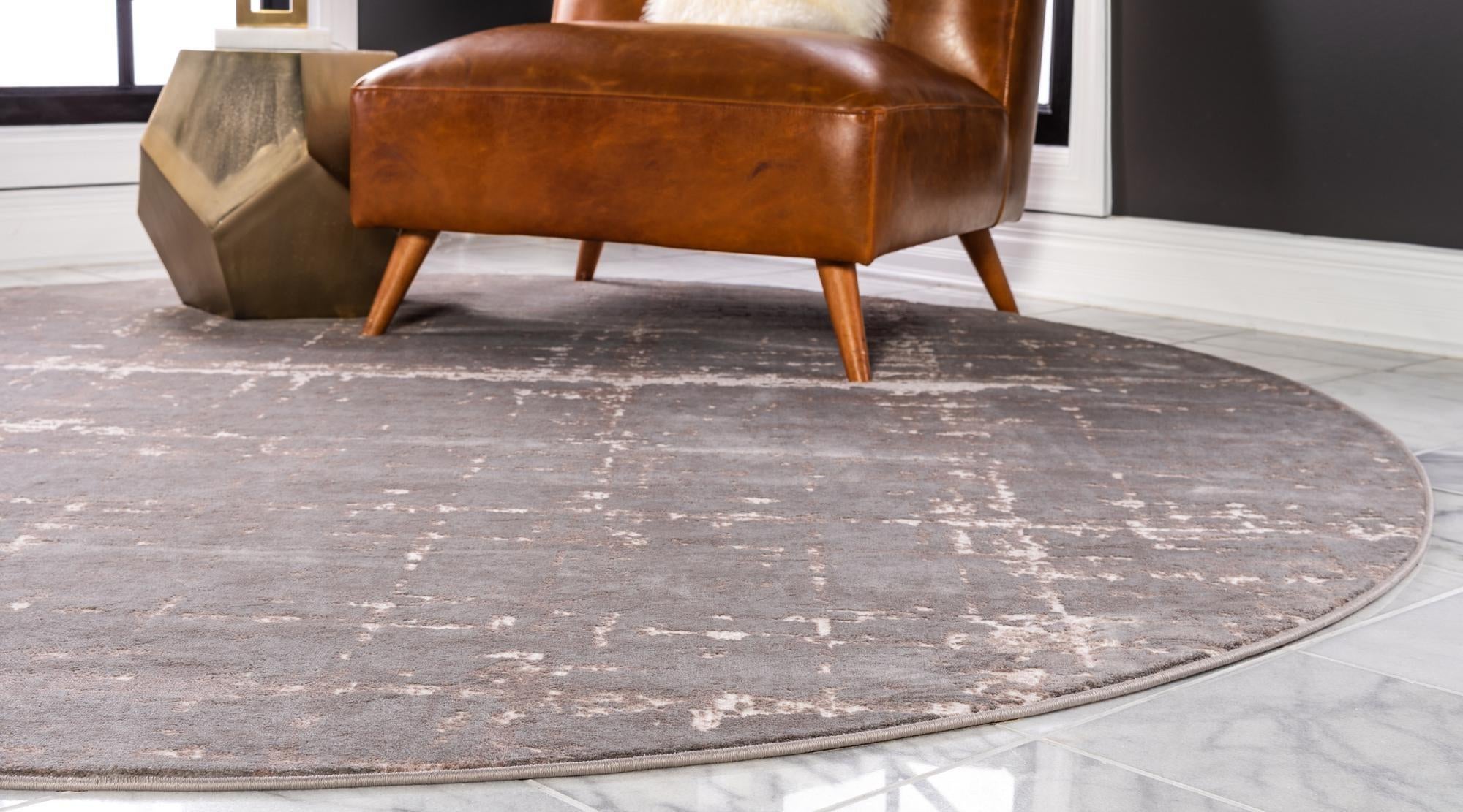 5' 3 x 5' 3 Uptown Lexington Avenue Round Rug