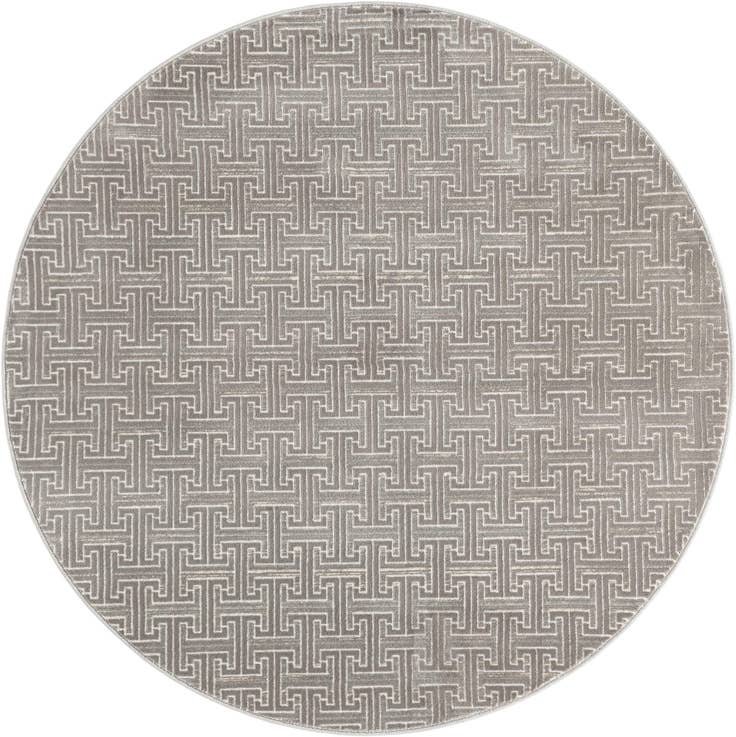 Detail image of 5' 3 x 5' 3 Uptown Park Avenue Round Rug
